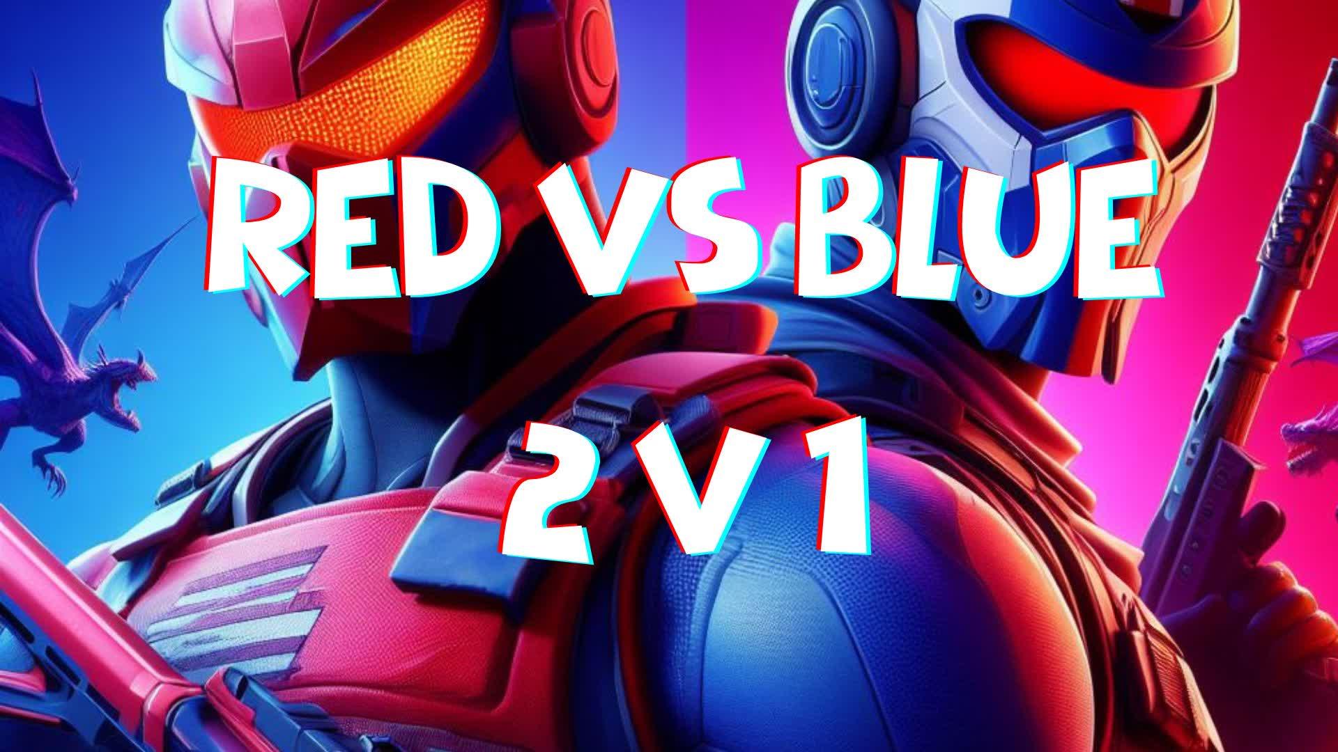 RED VS BLUE ANGRY 2V1[1V2]