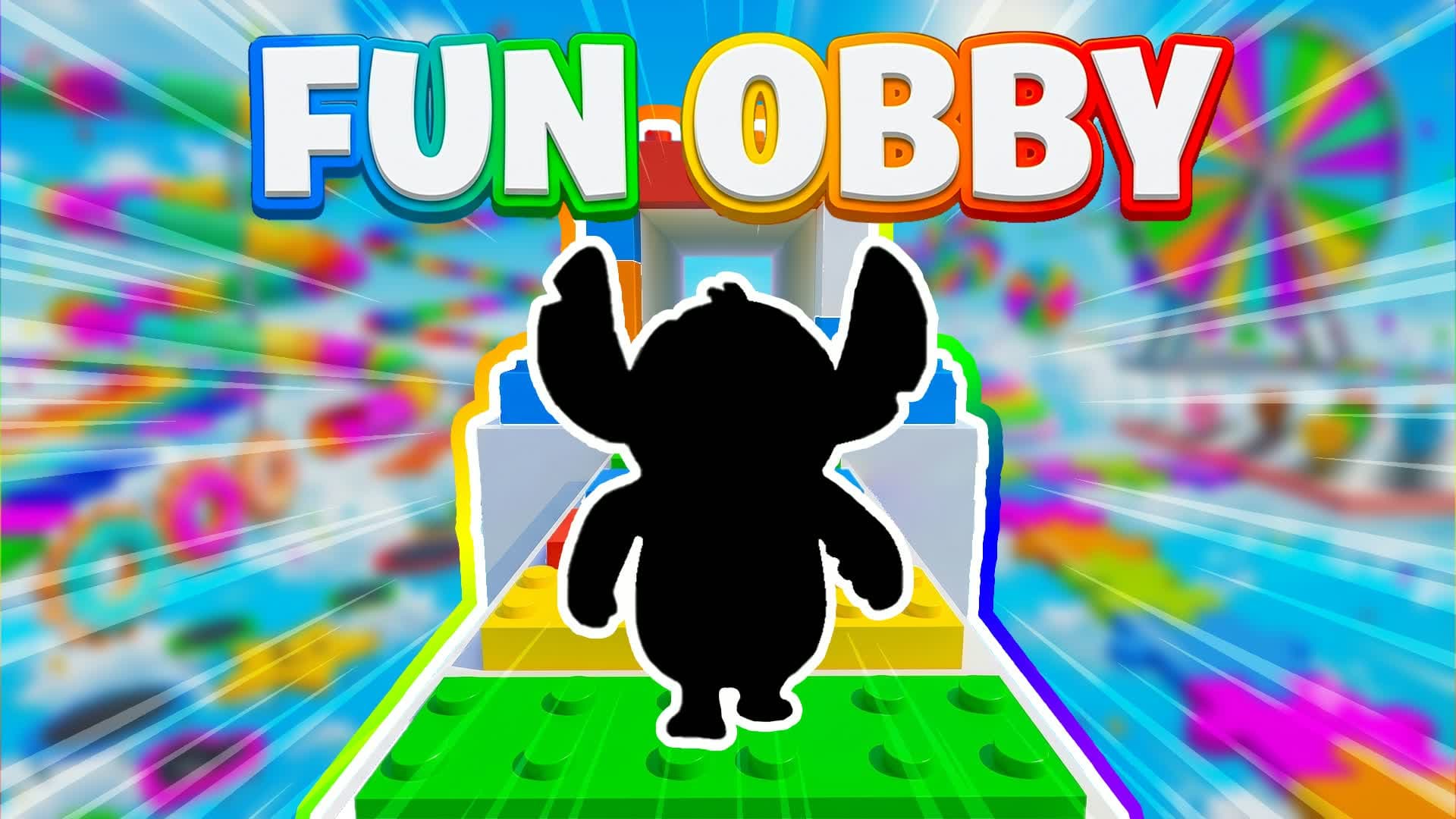 FUN OBBY PARKOUR 🌈 FALL GUYS
