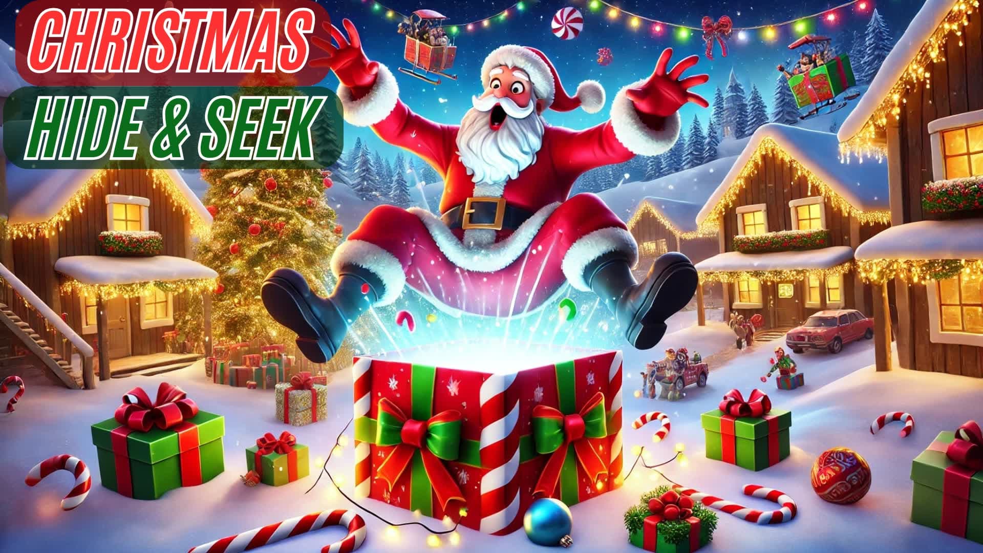 CHRISTMAS HIDE AND SEEK - Winter Map 🎅