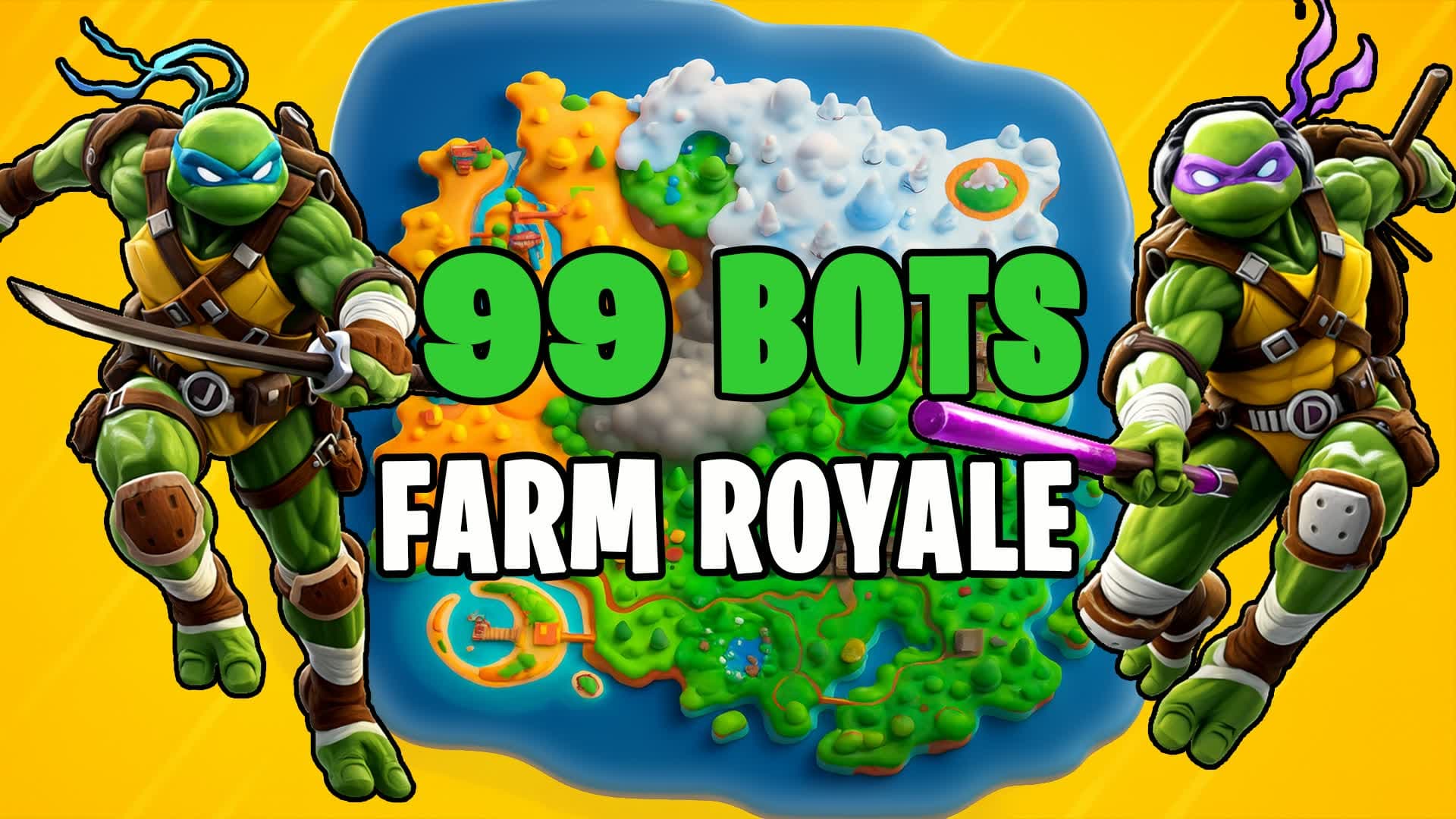 SUPER ⭐ TMNT ⭐ALL GUNS - FREE FOR ALL !