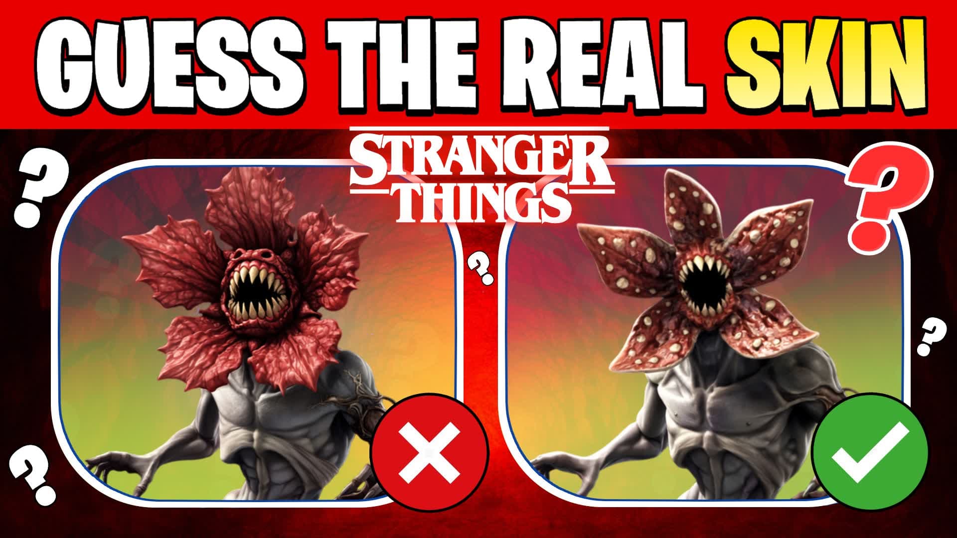 STRANGER THINGS - GUESS THE SKIN 🔎