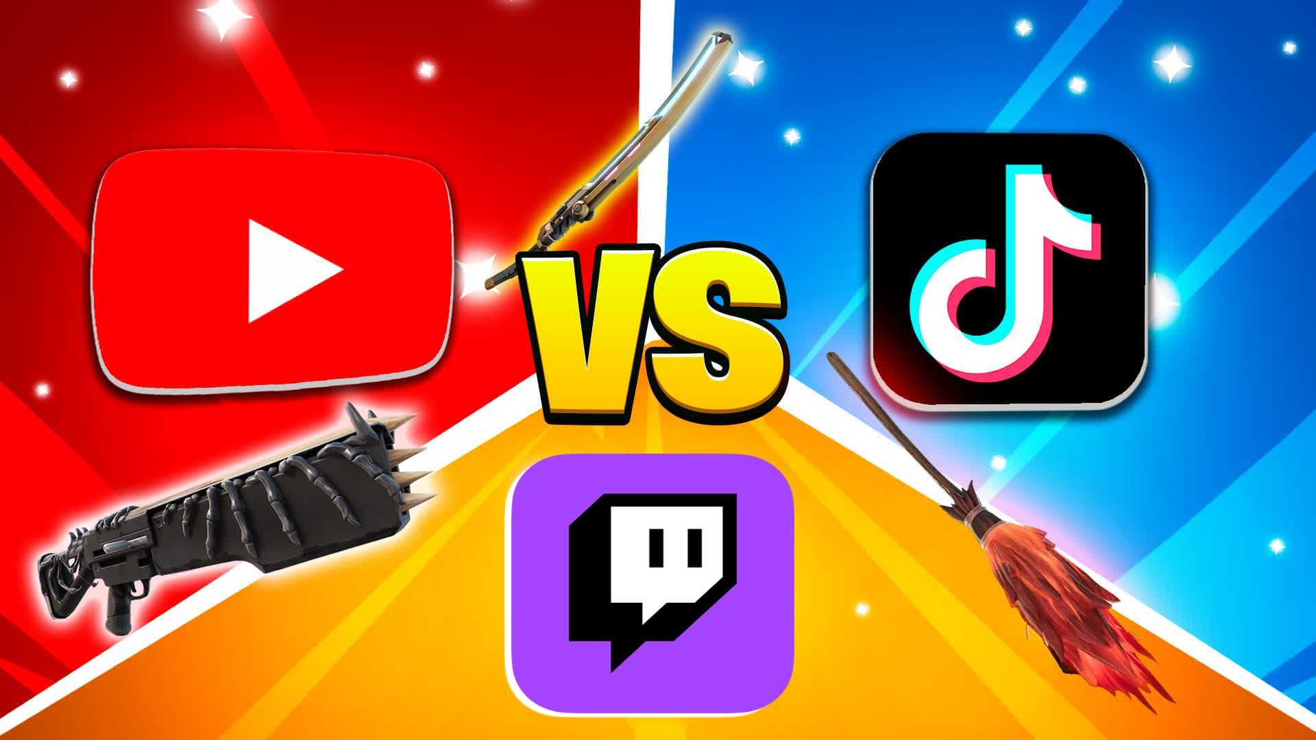 🆕 YOUTUBE VS TIKTOK VS TWITCH 🎬