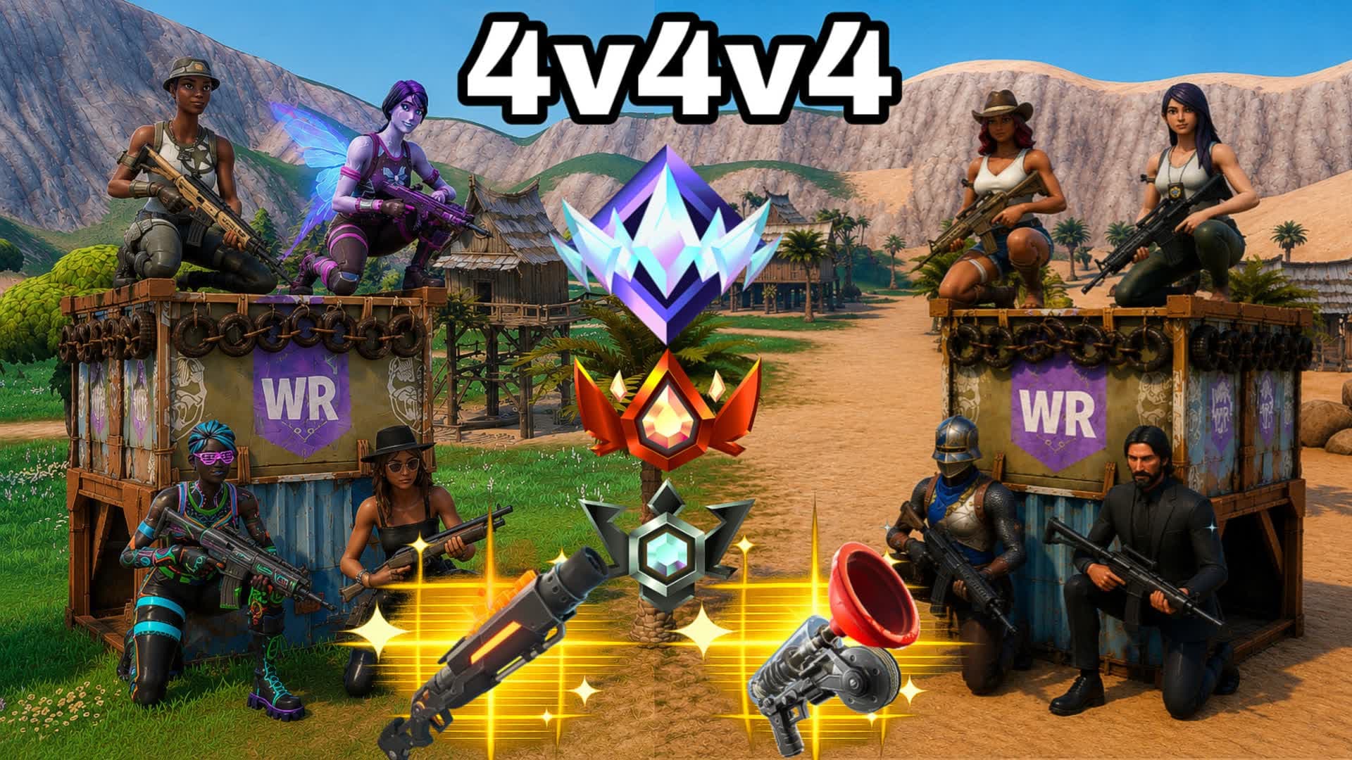 SPEED 4V4V4 ZERO BUILD 🏆