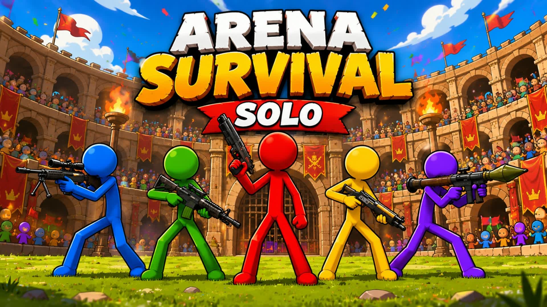 😈 SURVIVE THE COLOSSEUM 😈