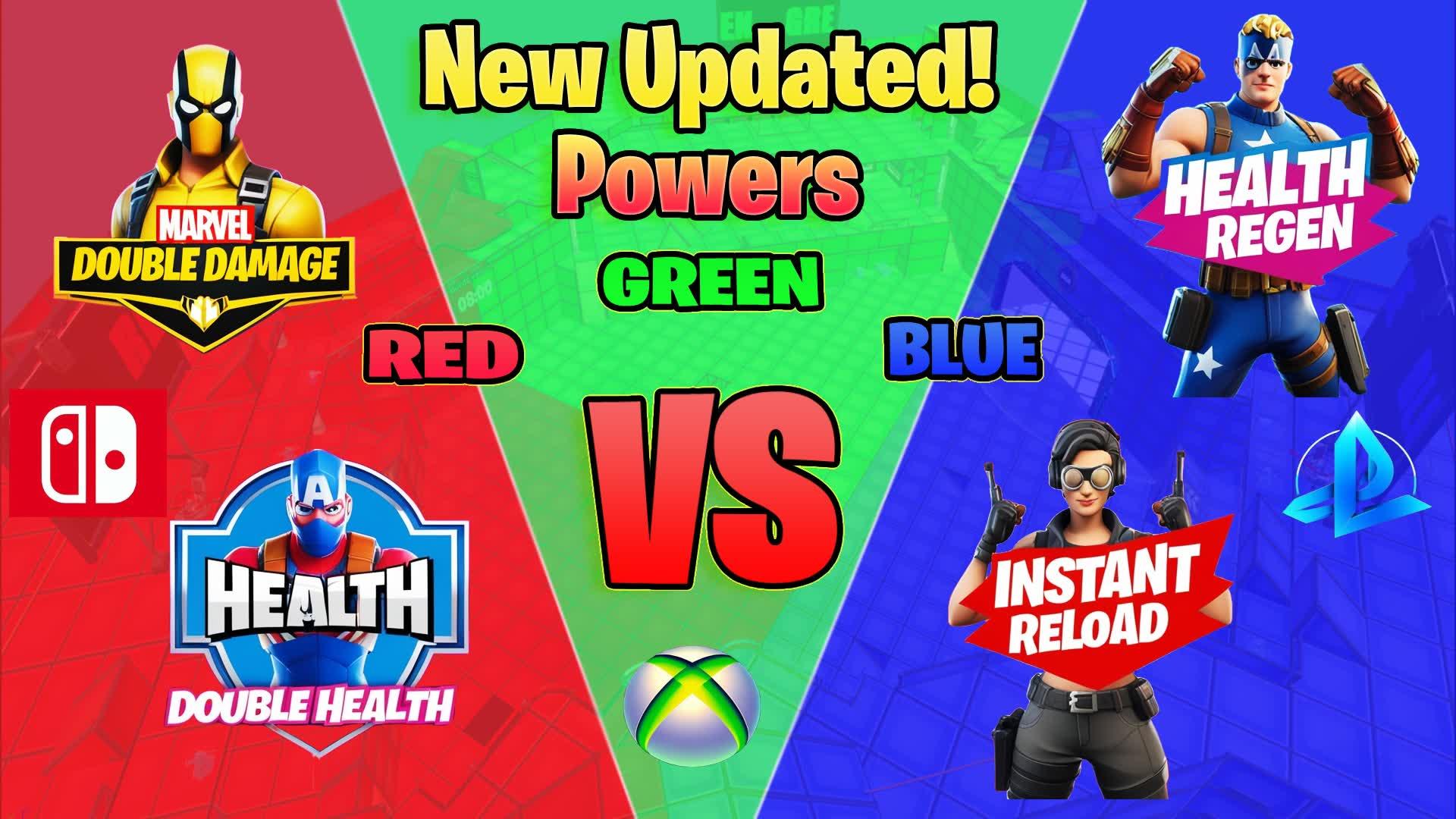 New Marvel 🔴Red vs🟩Green vs🔵Blue map