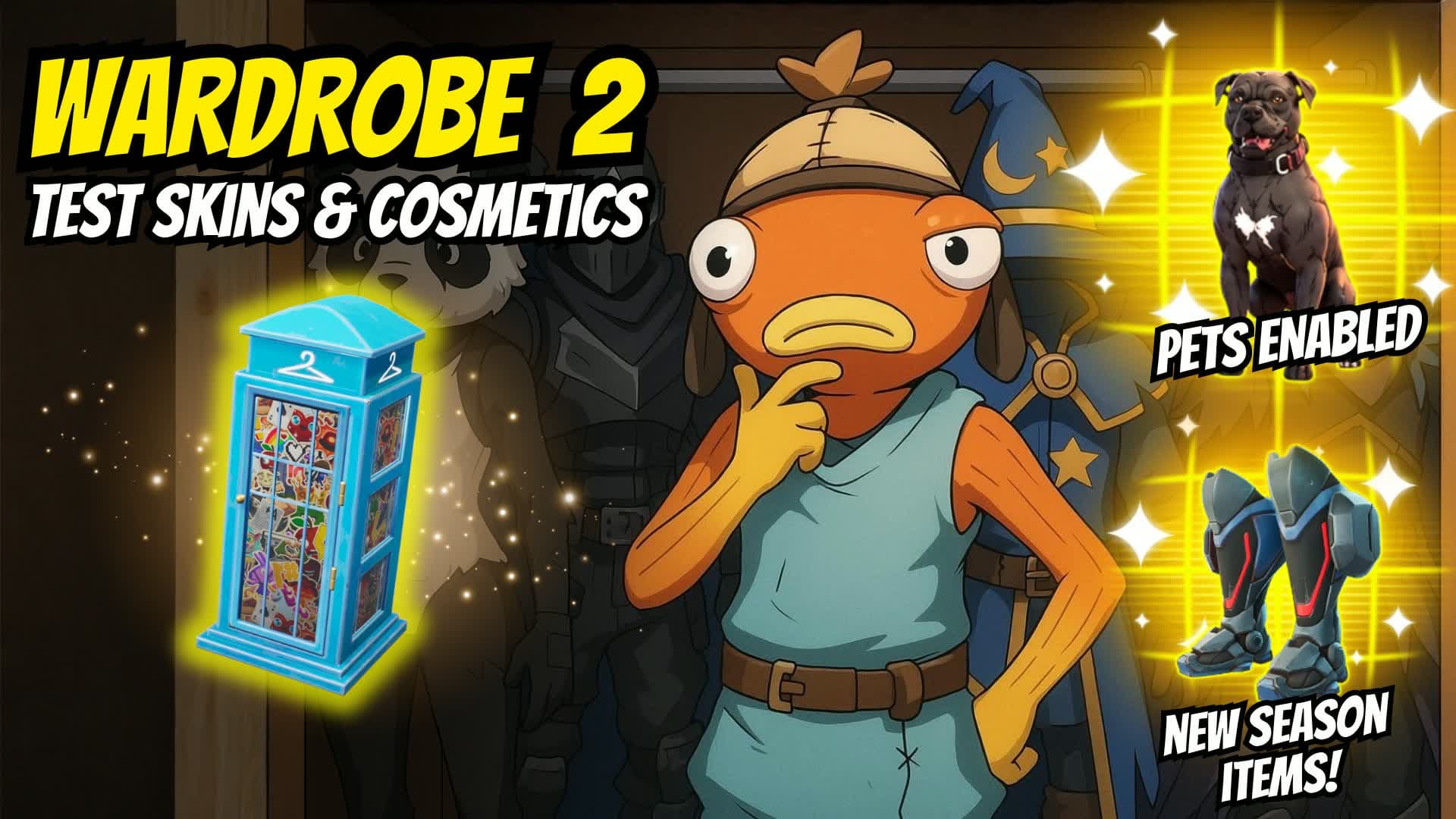 WARDROBE 2 👕 TEST SKINS, OUTFIT, LOCKER