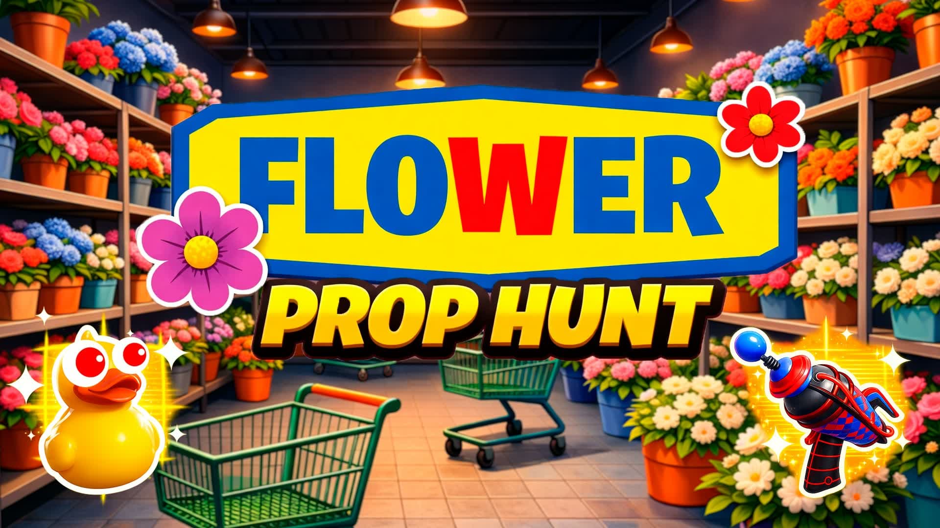 FLOWER STORE PROP HUNT 🛒
