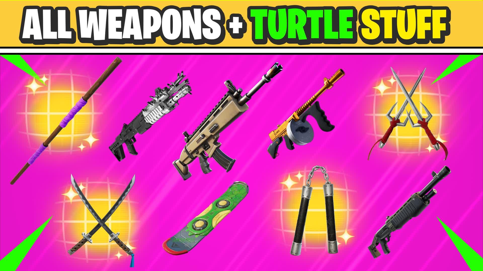 TURTLES TRAINING PIT - ALL WEAPONS 🐢