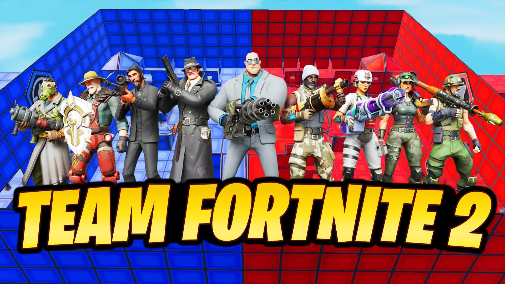 TEAM FORTNITE 2 🔴🔵 RED VS BLUE