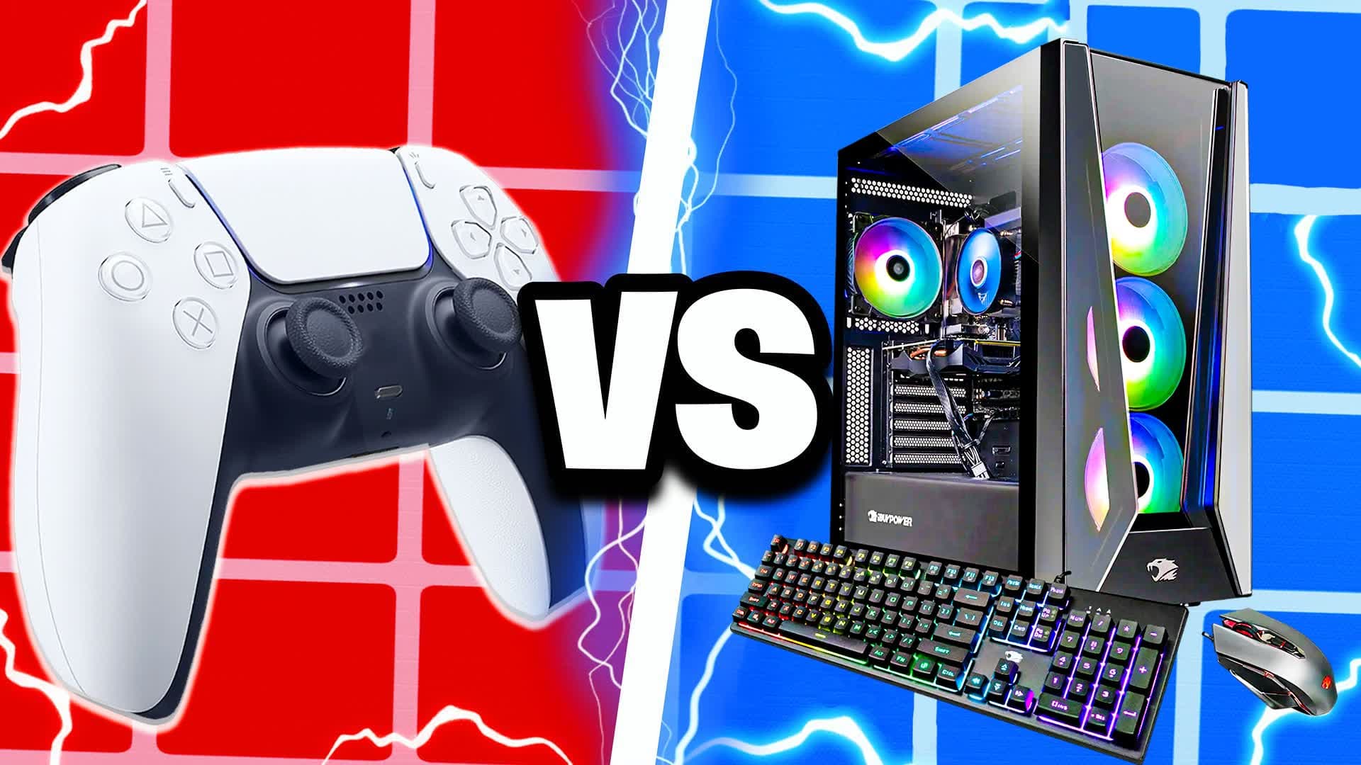 CONSOLE VS PC🔴🔵RED VS BLUE