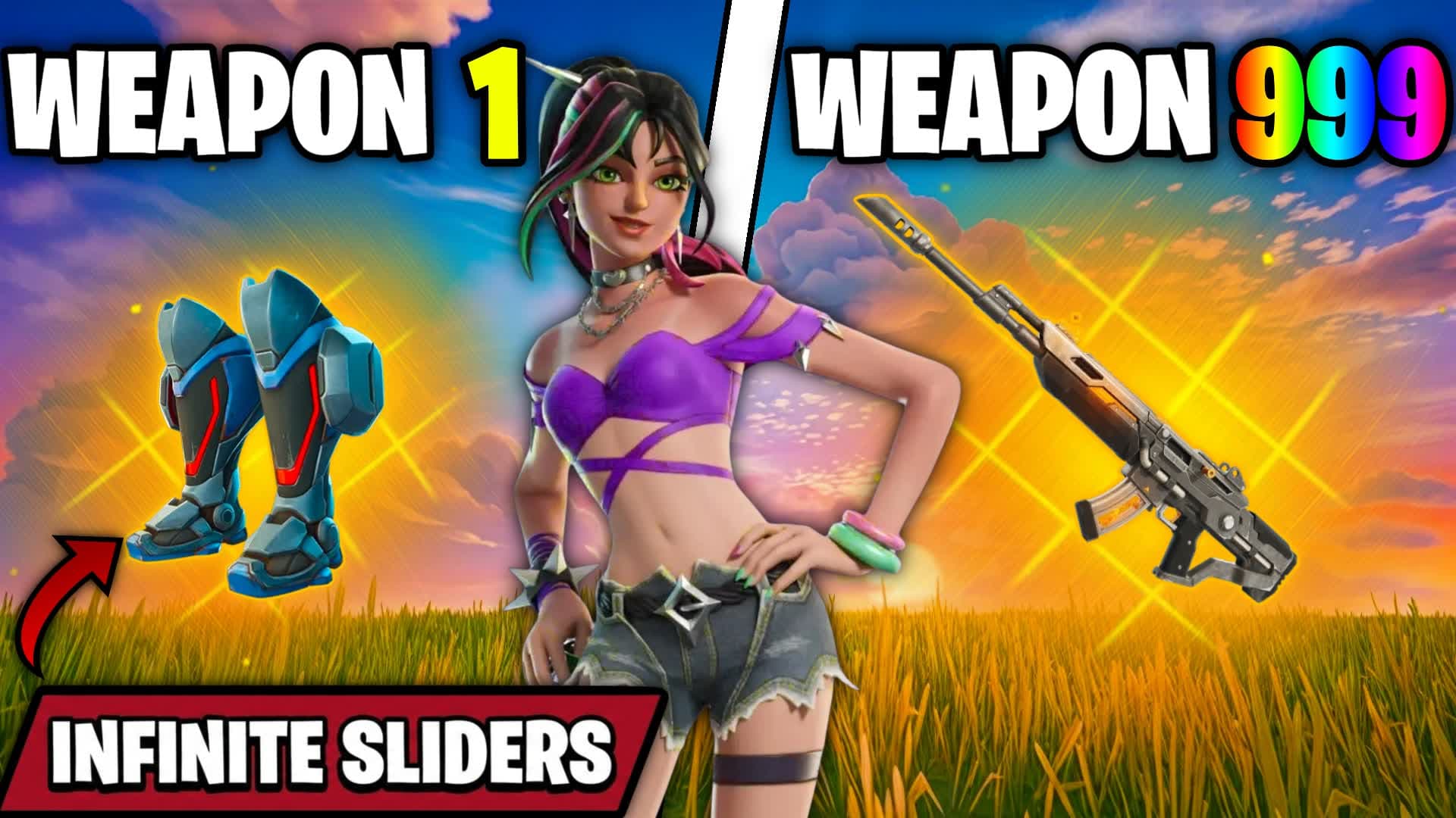 Crazy Slide Tilted GUN GAME ONE SHOT