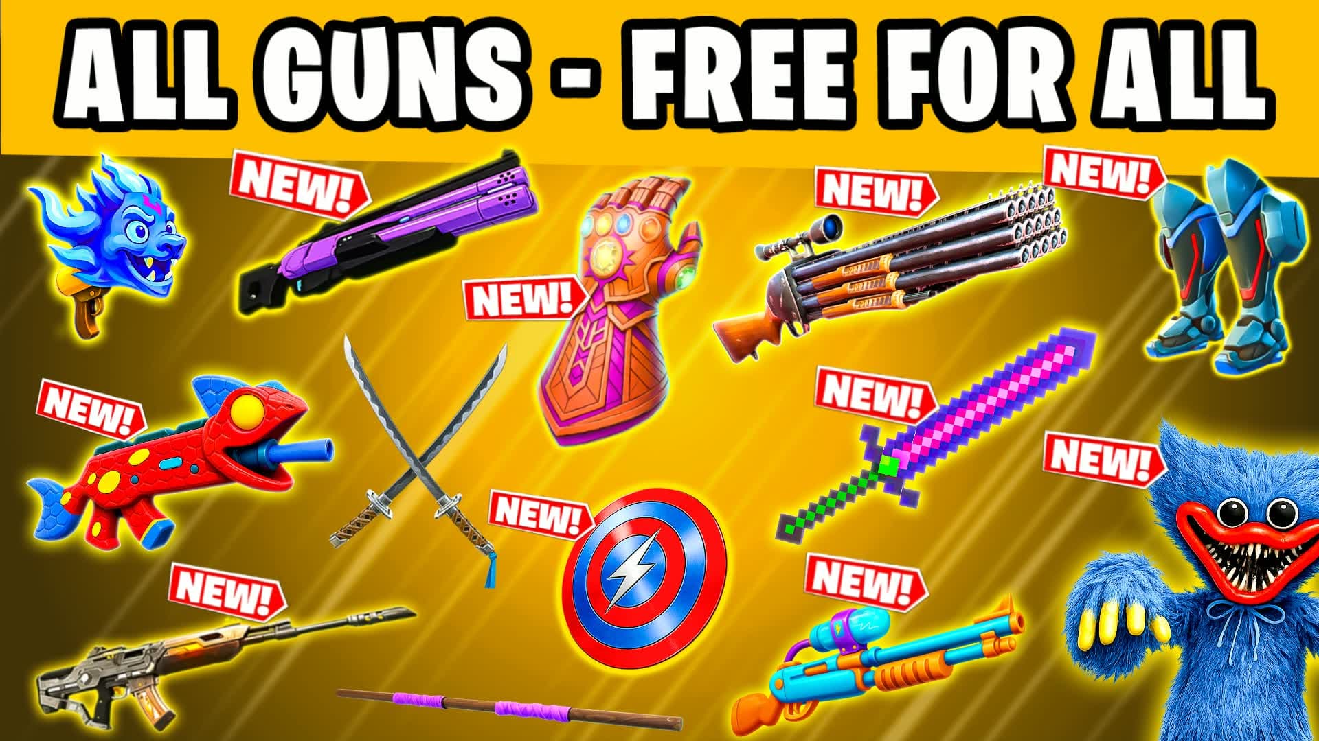 BOTS ⭐ALL GUNS - FREE FOR ALL (SURVIVAL)