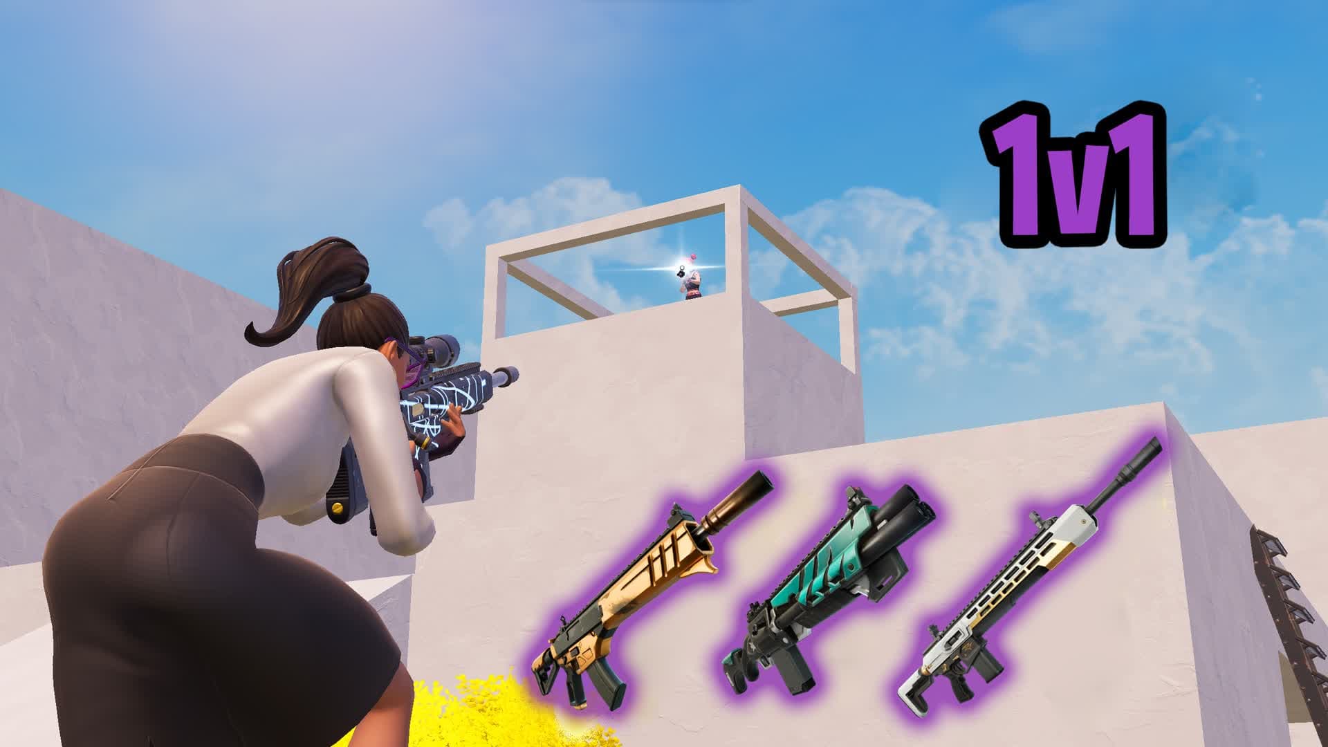 NEW WEAPONS 1v1 PRACTICE 🎯