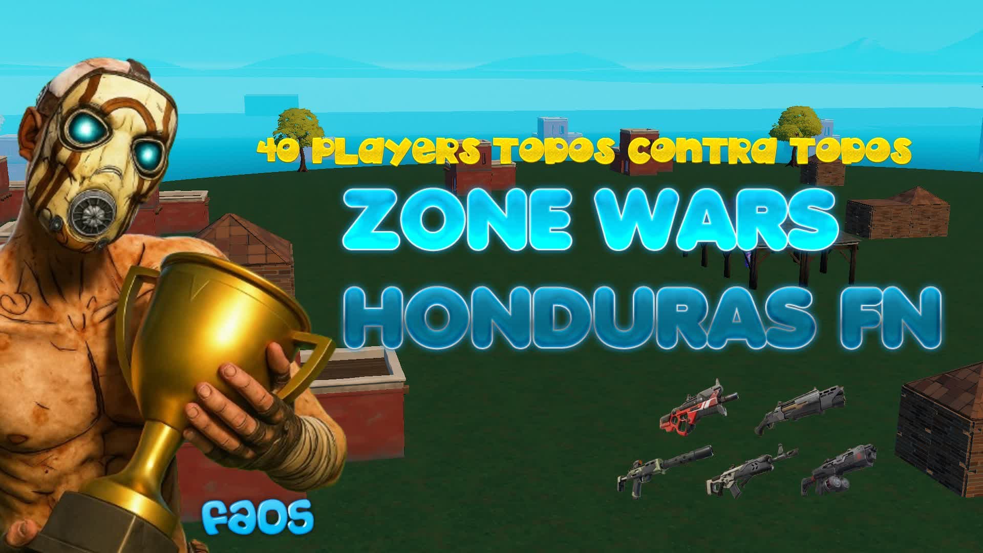 40 PLAYERS Zone Wars Honduras ππ³