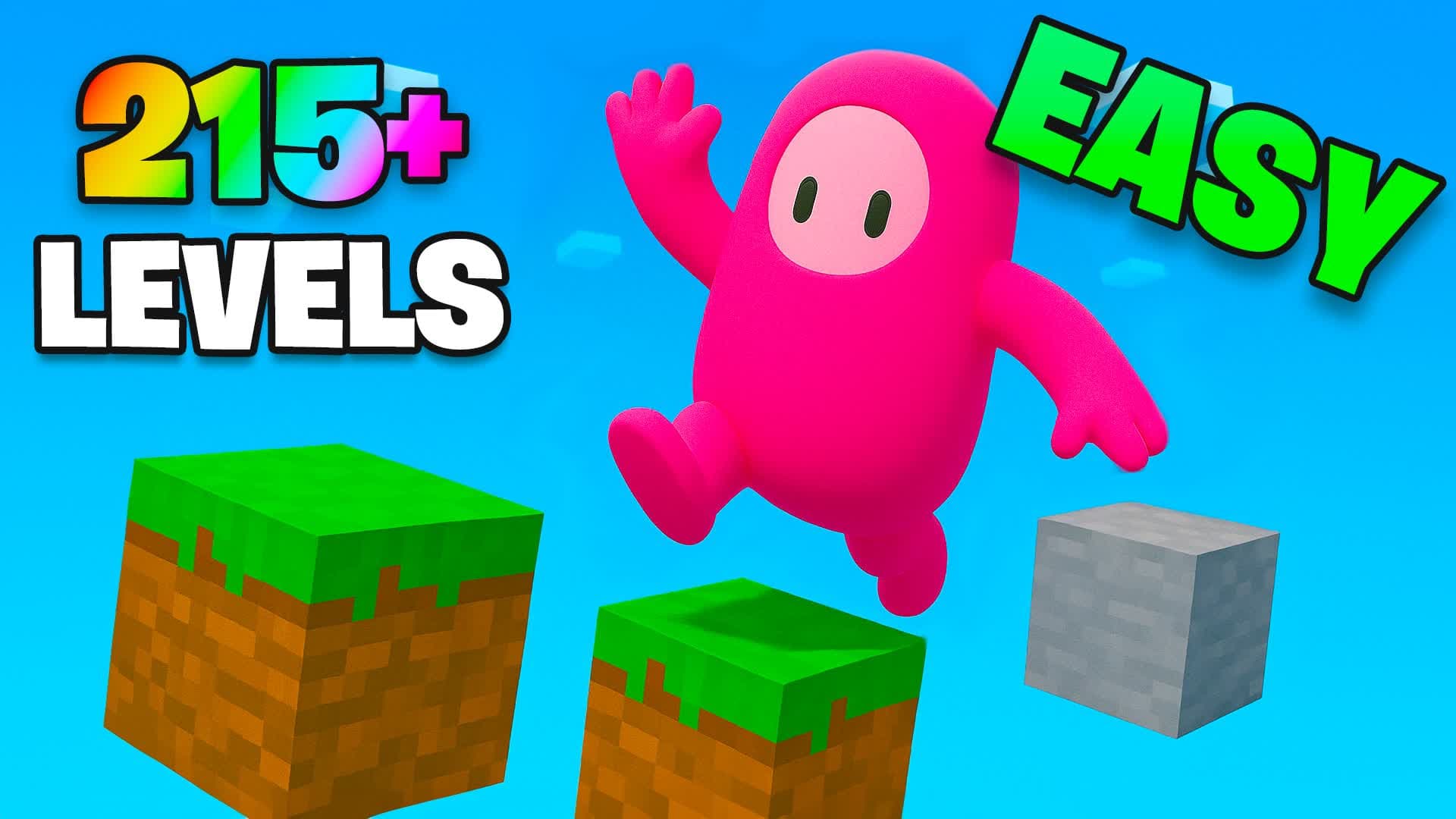 🌈 EASY DEFAULT PARKOUR 215+ LEVELS ⭐