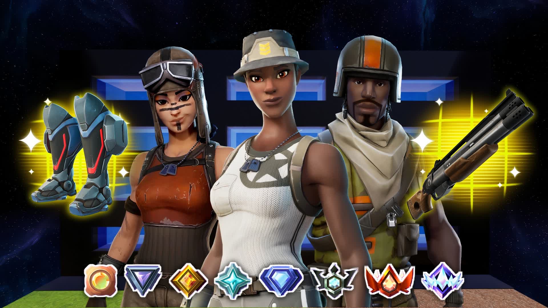 🔥 Trio 🔥 Zone Wars (32 Players)