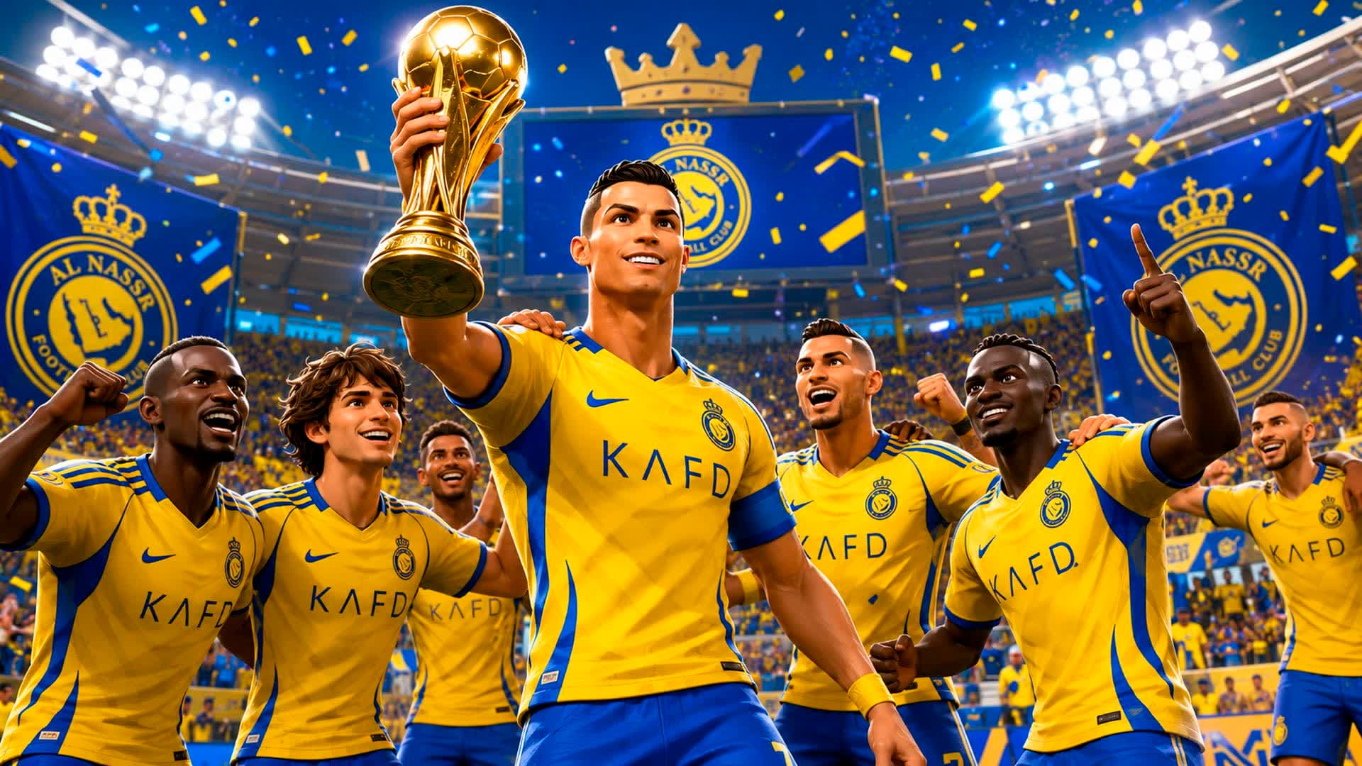AL-NASSR RONALDO CHAMPIONS SAUDI LEAGUE
