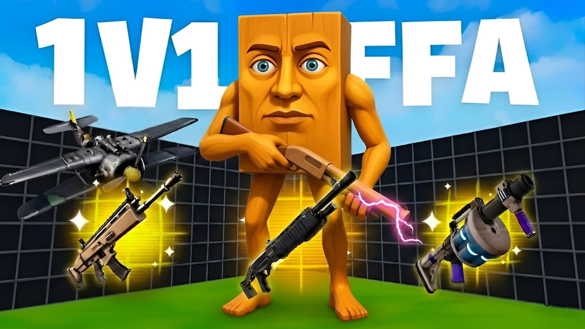 MEGA 1V1 FFA – EVERY GUN & VEHICLES 🎯