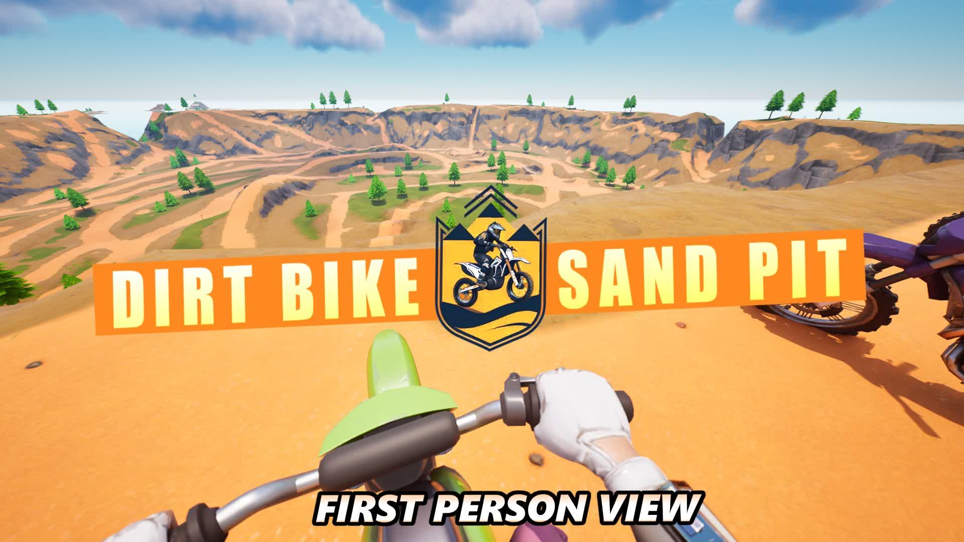 First Person Dirtbikes Bodycam Sand Pit