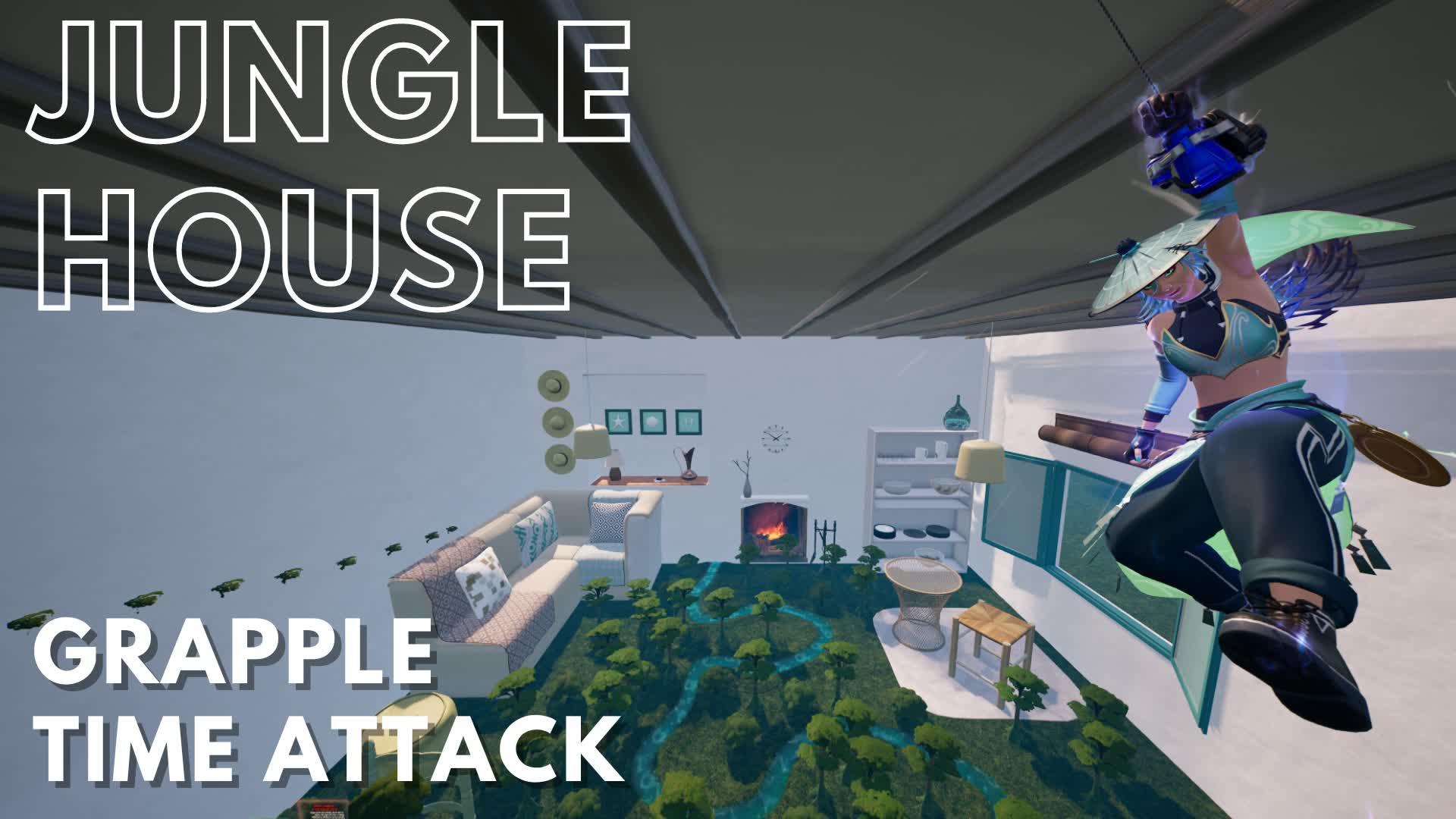 Grapple Glove Time attack!Jungle House