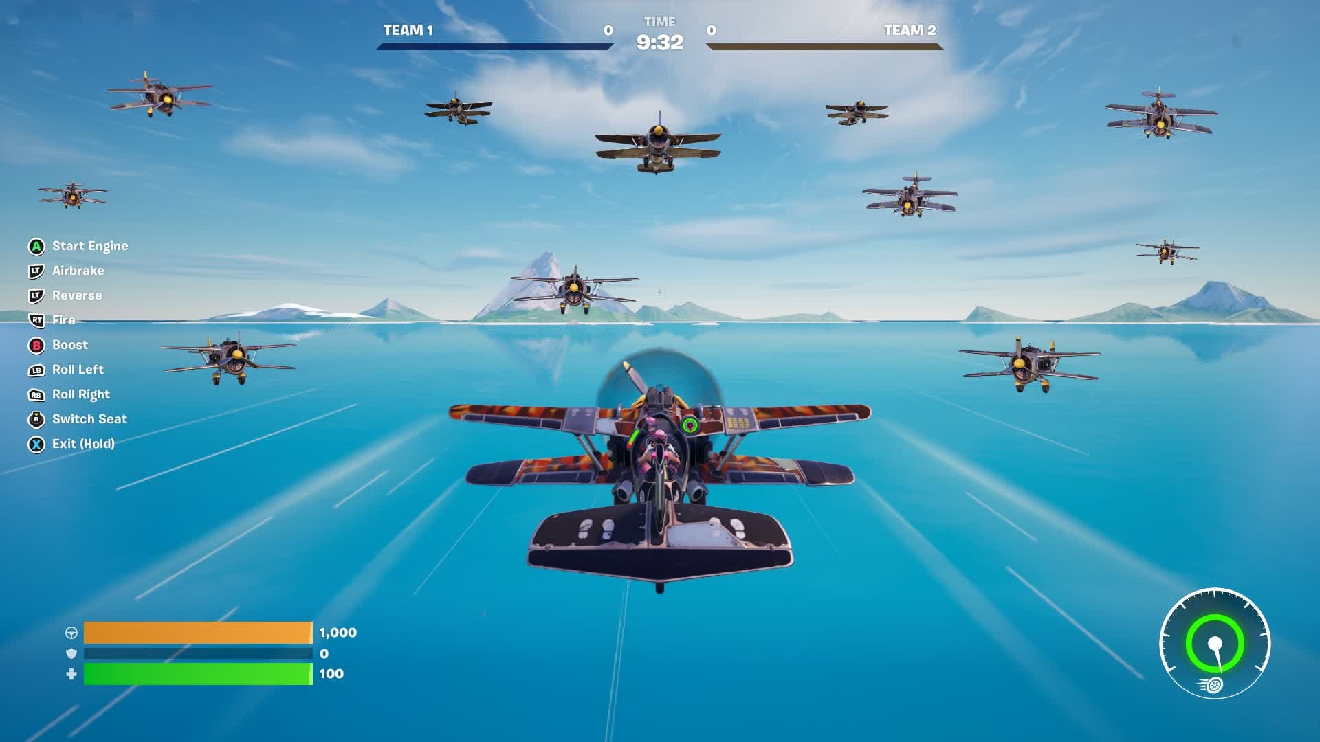 100 Plane Red Vs Blue