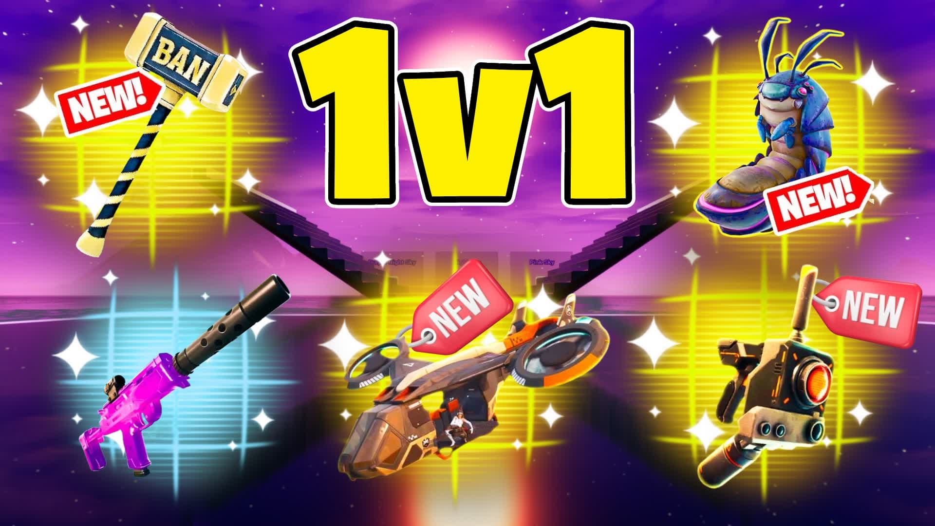 1V1 MAP INFINITE ALL GUNS & VEHICLES