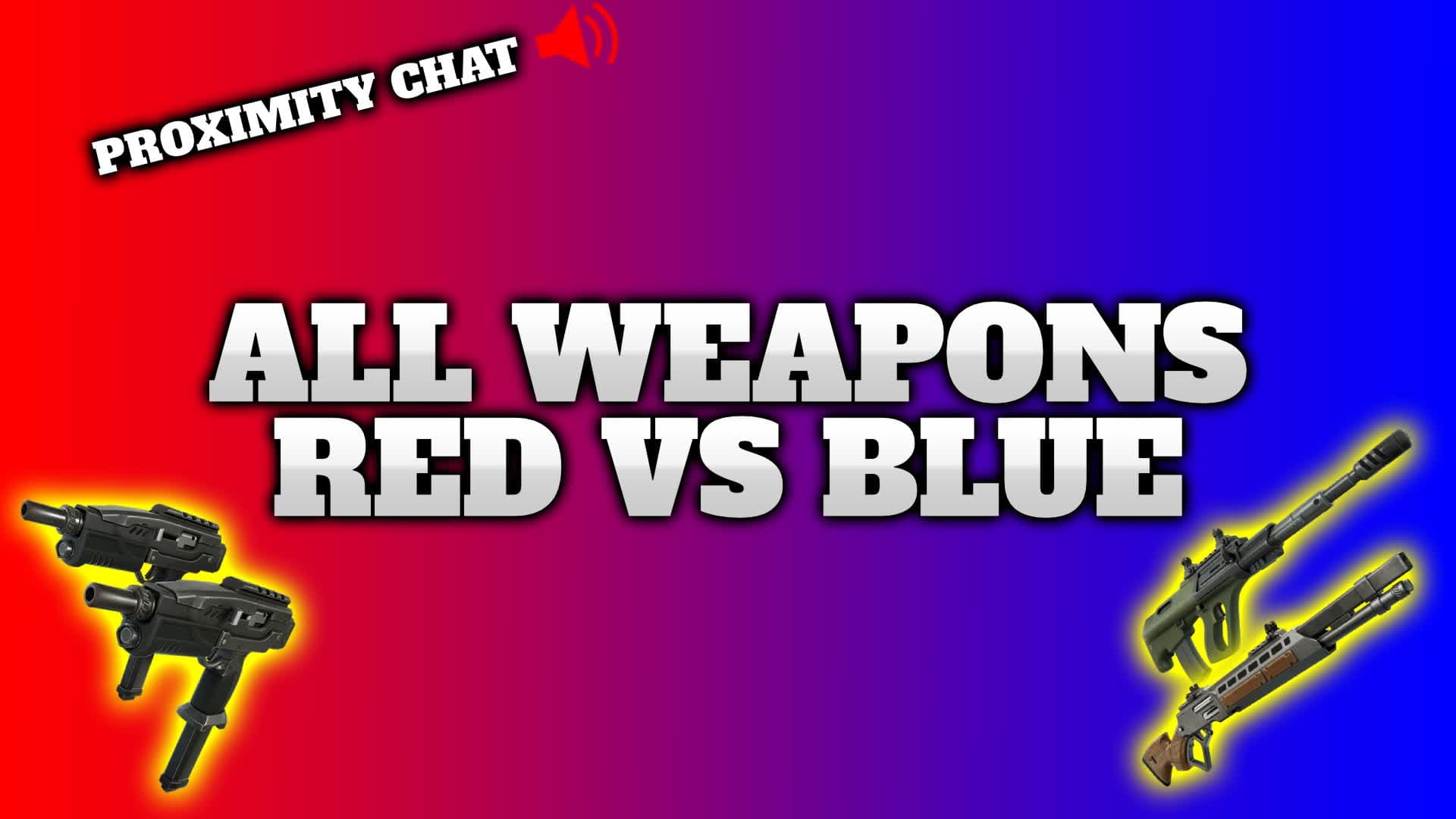 RED VS BLUE - FREE FOR ALL