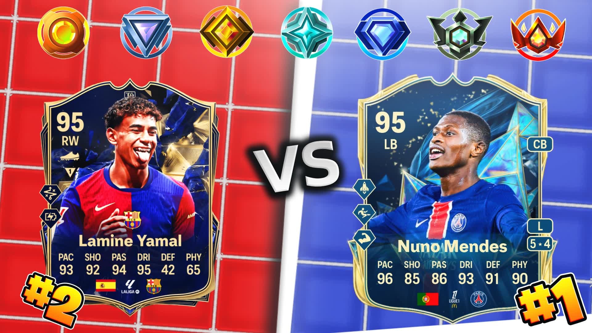 RED VS BLUE (Spain vs Portugal) 🔴🔵