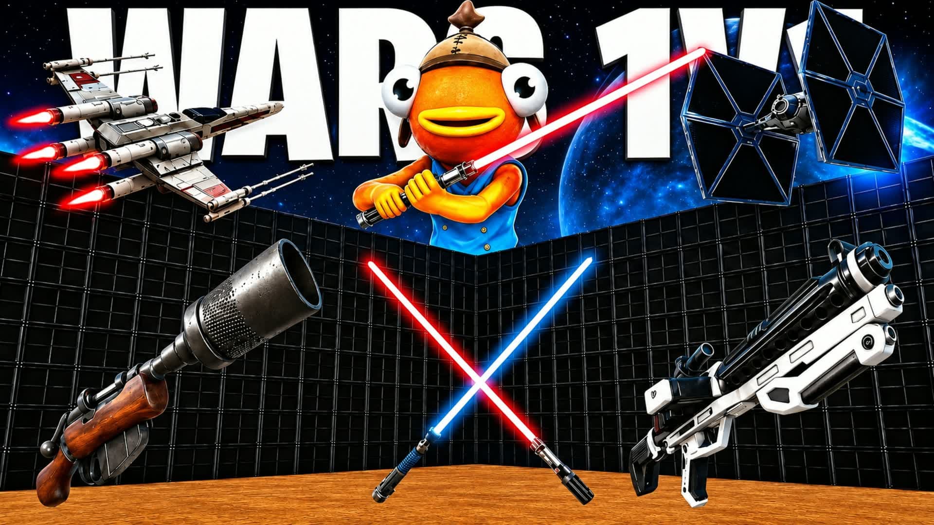 EXOTIC STAR WARS 1V1 ALL GUNS & CARS