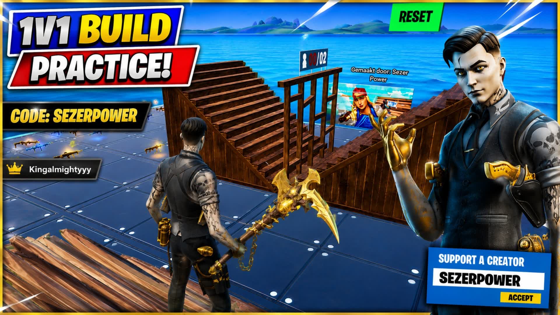 1v1 Build Fight (KingAlmightyyy - Sezer)
