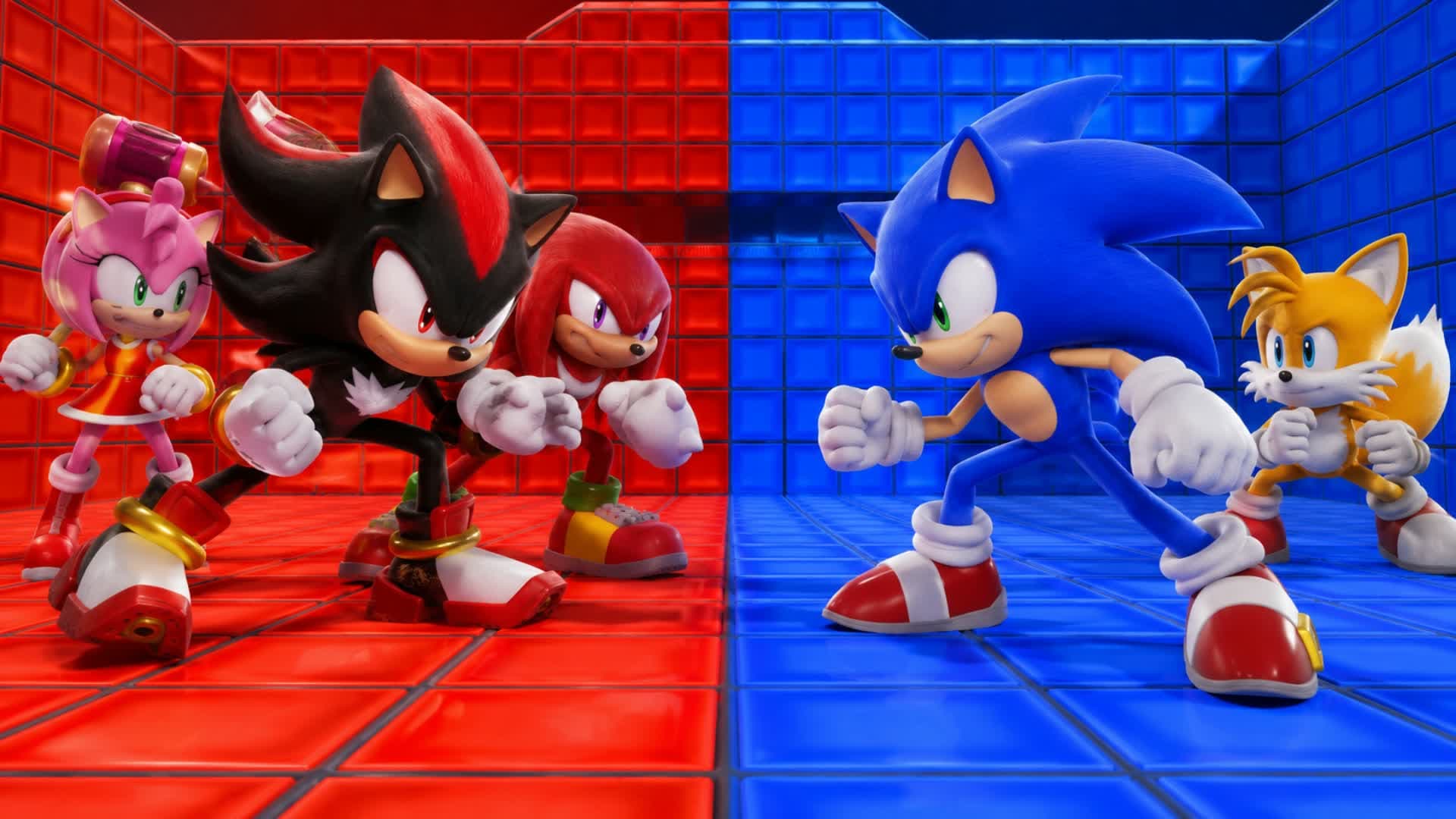 SONIC RED VS BLUE