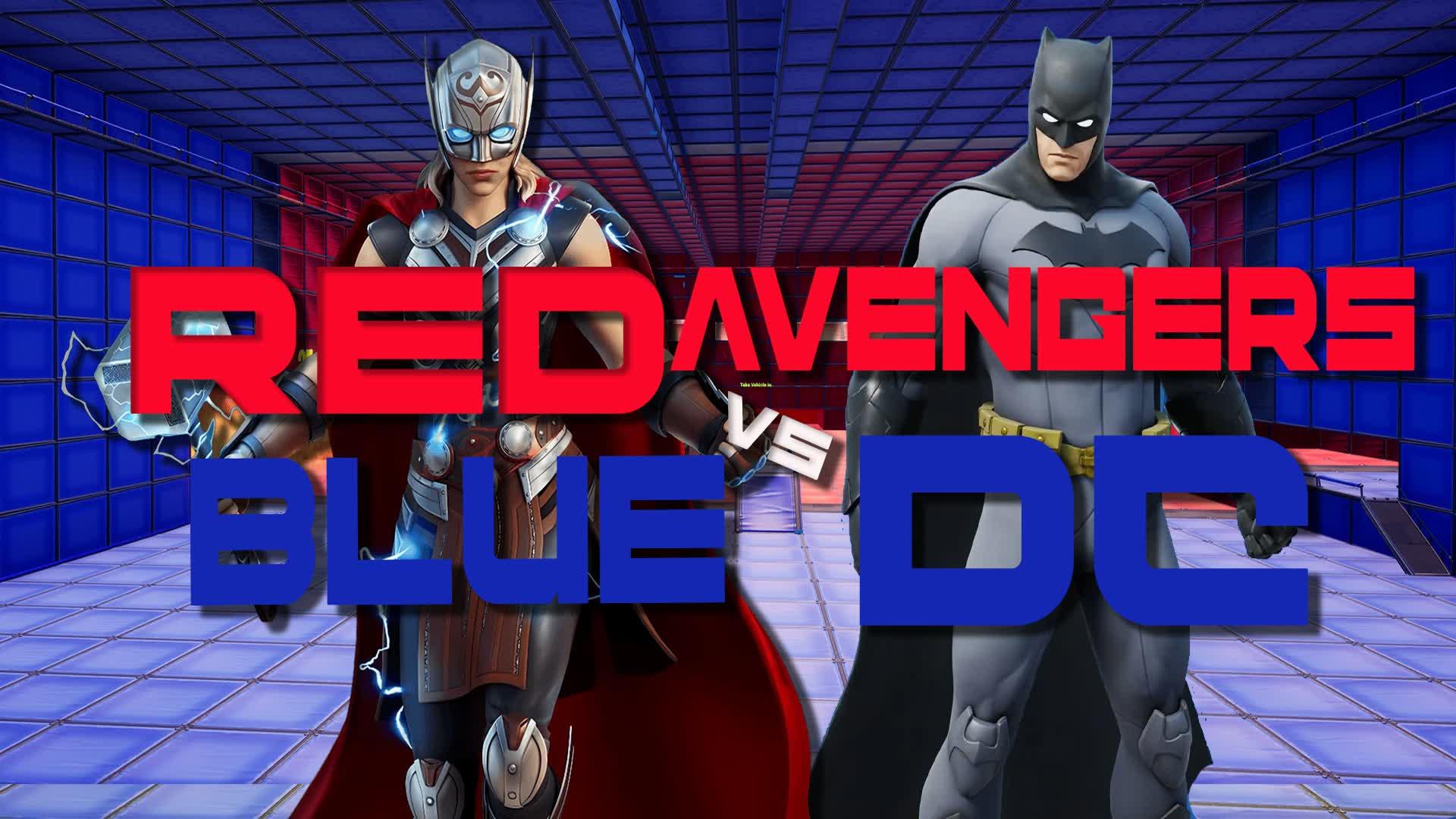 💯RED AVENGERS VS BLUE DC🔴🔵