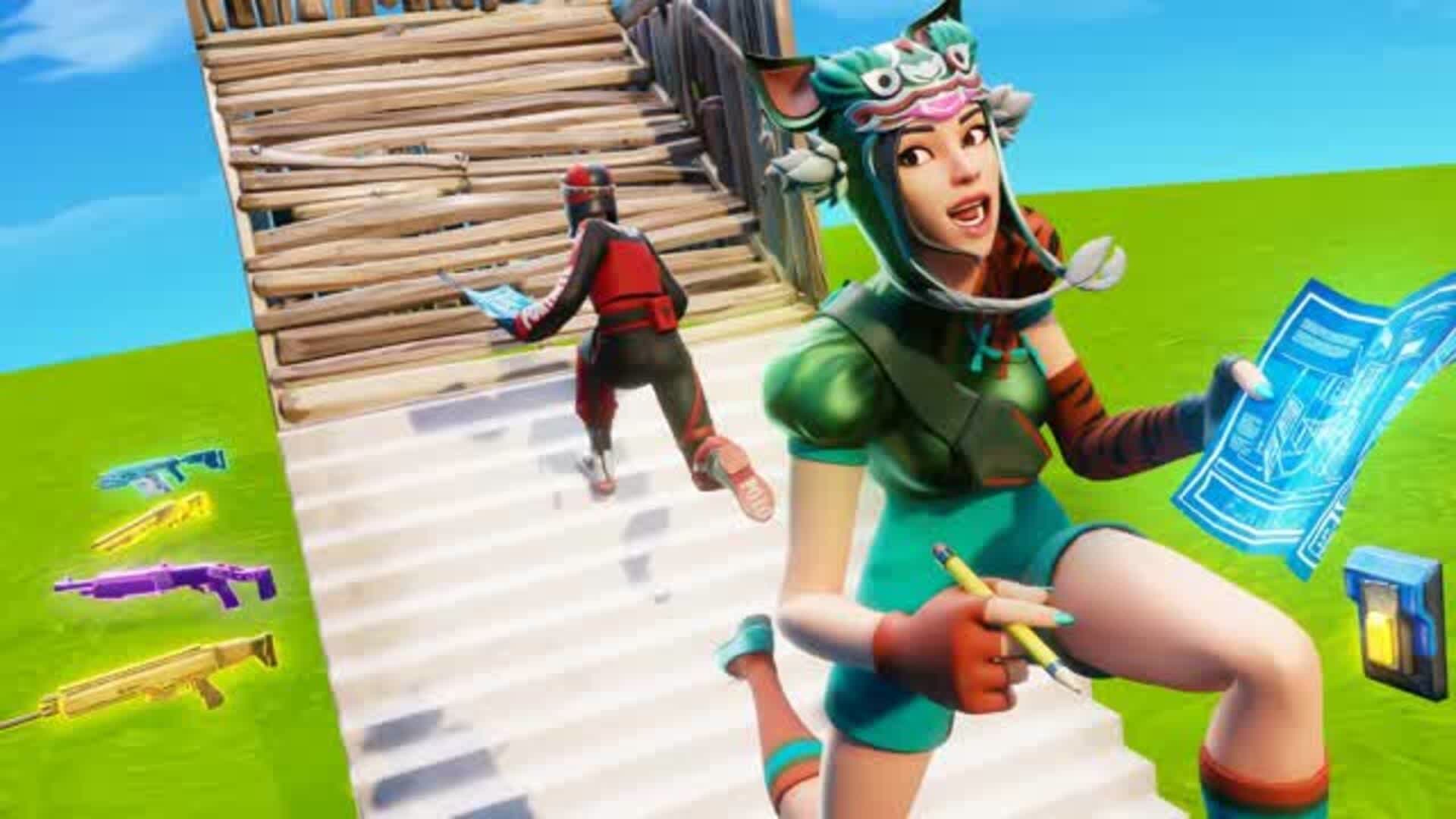 1V1 BUILD FIGHTS! 📝