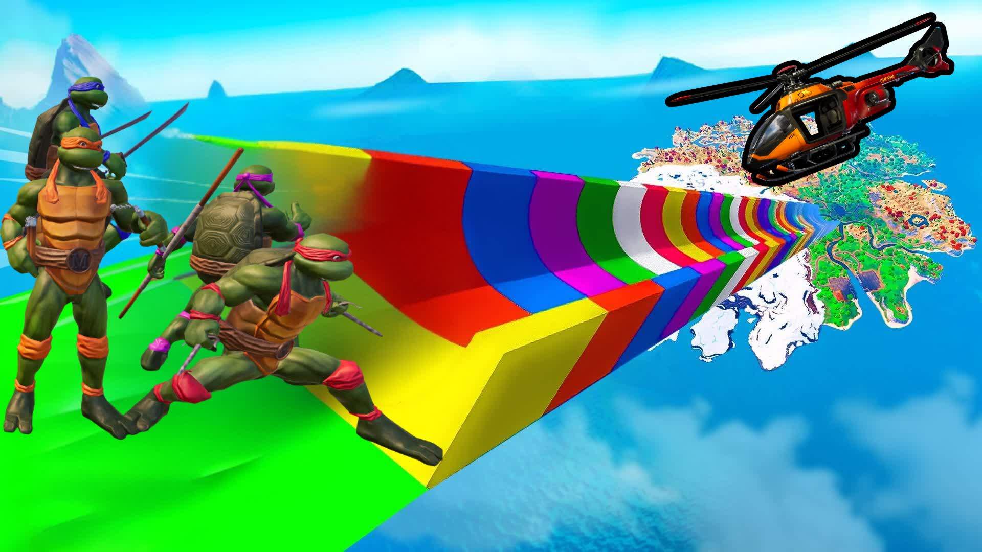 BIG RAMP TMNT🐢 - CAR GAME