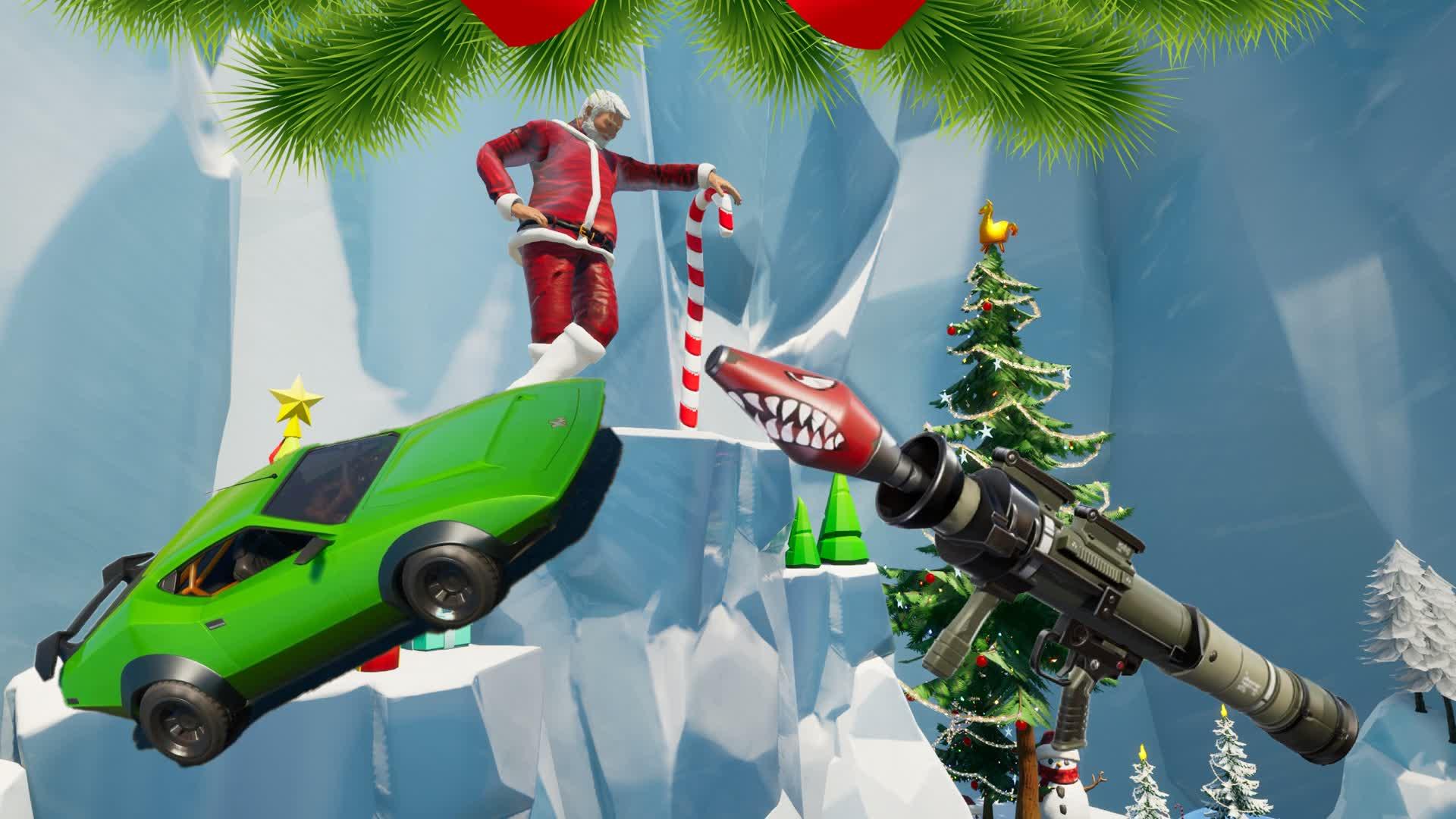 🎄🎁CHRISTMAS CARS VS ROCKETS! 🎁🎄