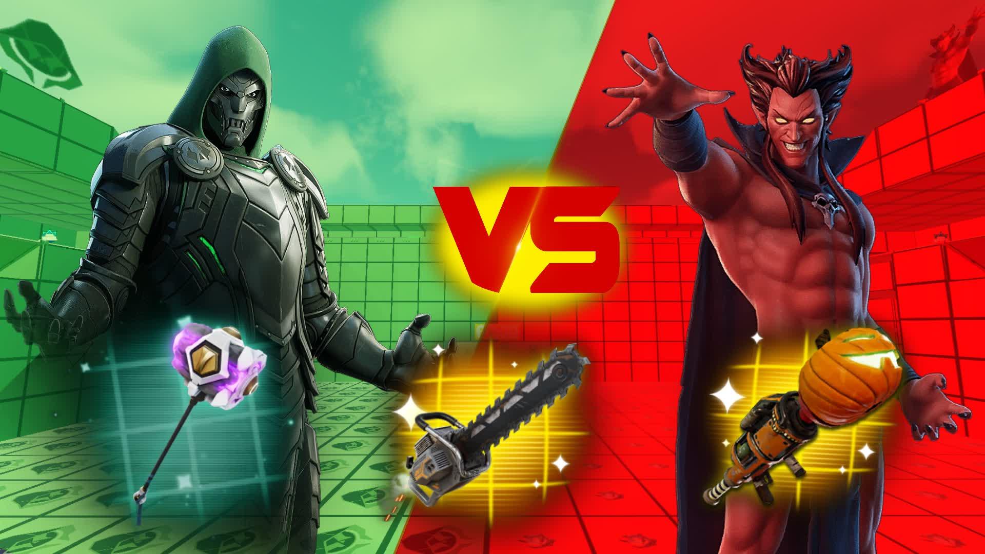 DOOM GREEN VS CRAZY RED🔥