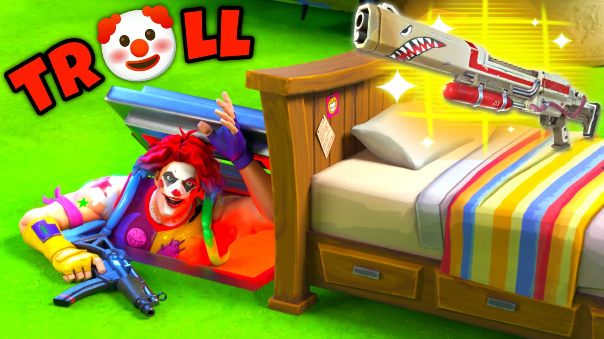 TR🤣LL BED WARS 🛏️