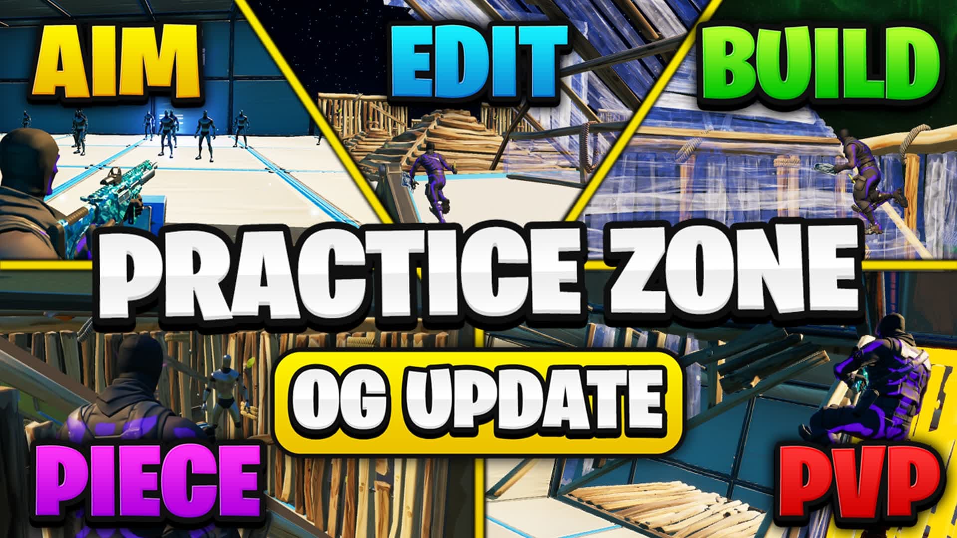 PRACTICE ZONE 📝EDIT 🎯 AIM 🧩 PIECE