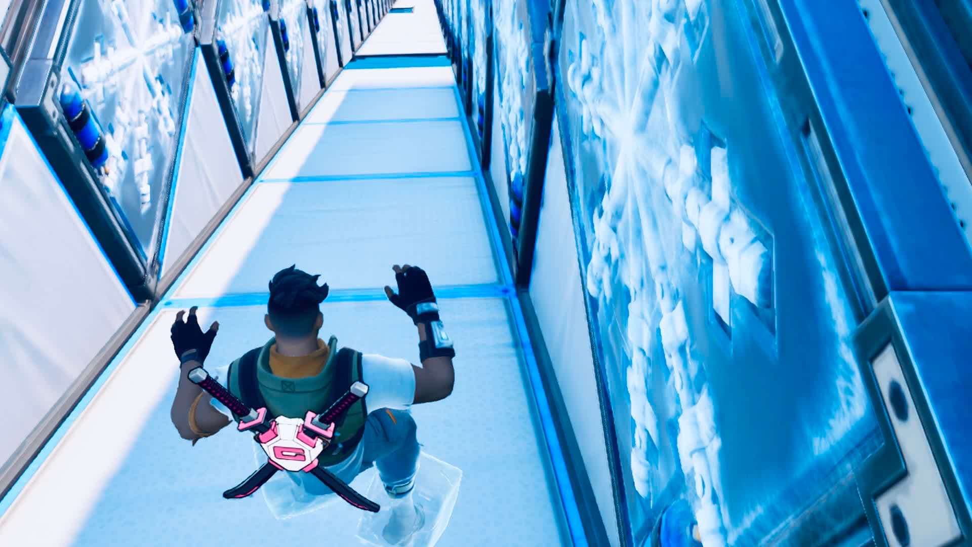ICE FOOT DOWNHILL DEATHRUN PARKOUR SLIDE