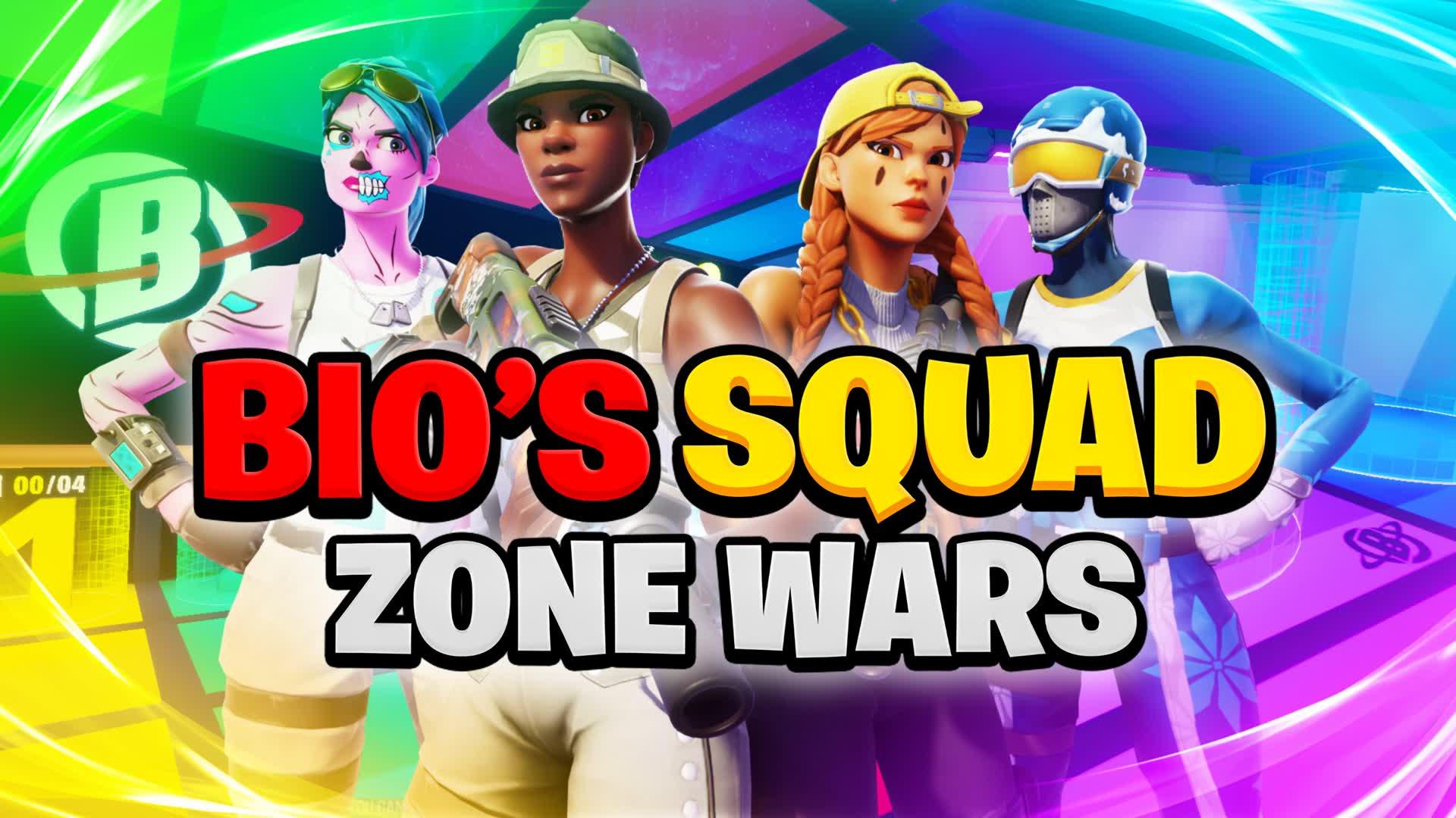 💛Bio's SQUAD ZONE WARS💛 32 PLAYER