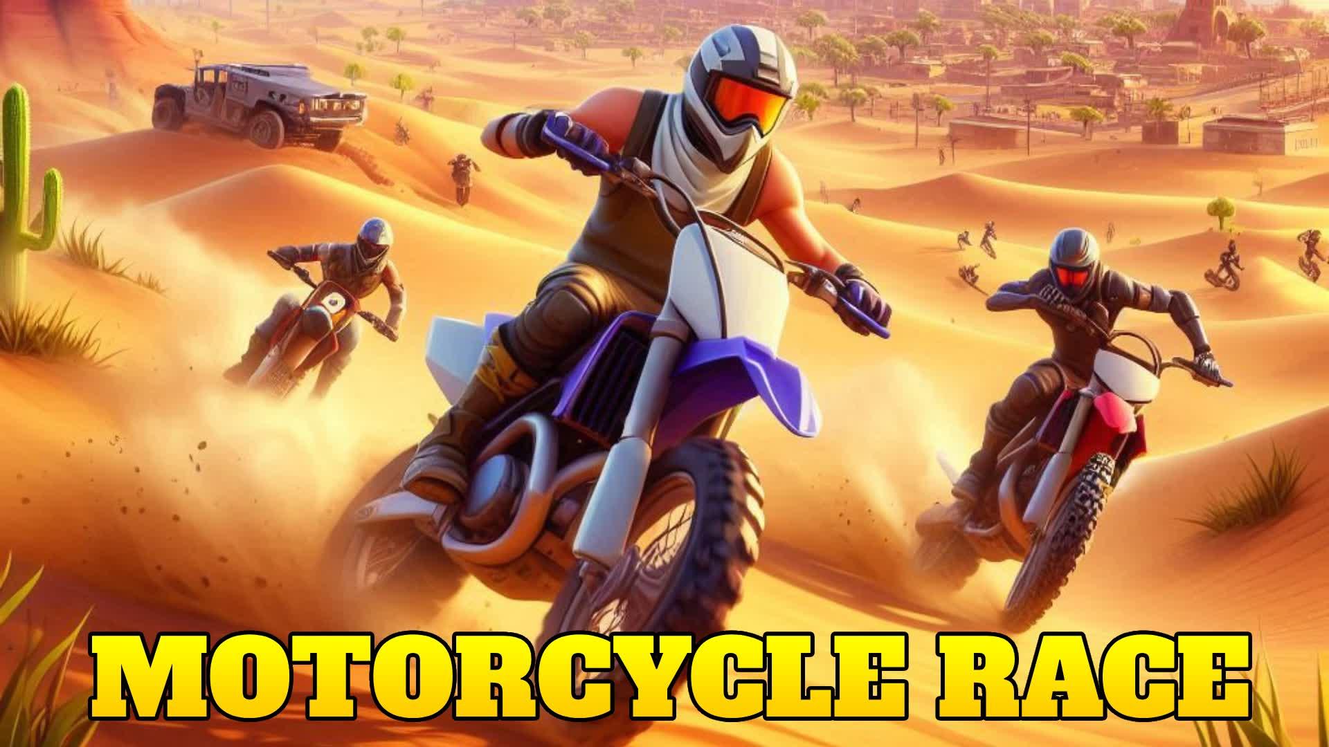 CORRIDA DE MOTO NO DESERTO