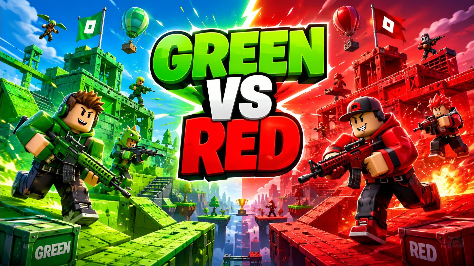ROBLOX 🤖🔴🟢 RED vs GREEN