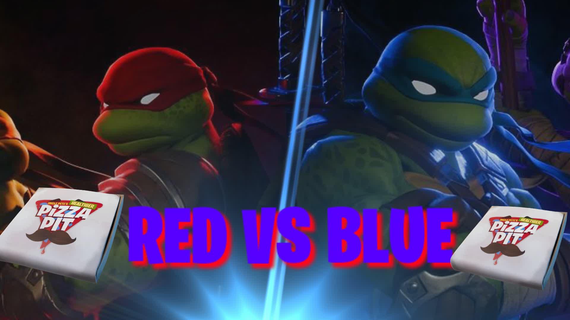 RED VS BLUE TURTLE