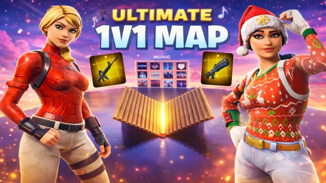 ✨ Ultimate 1v1 Map [Music 🎵]