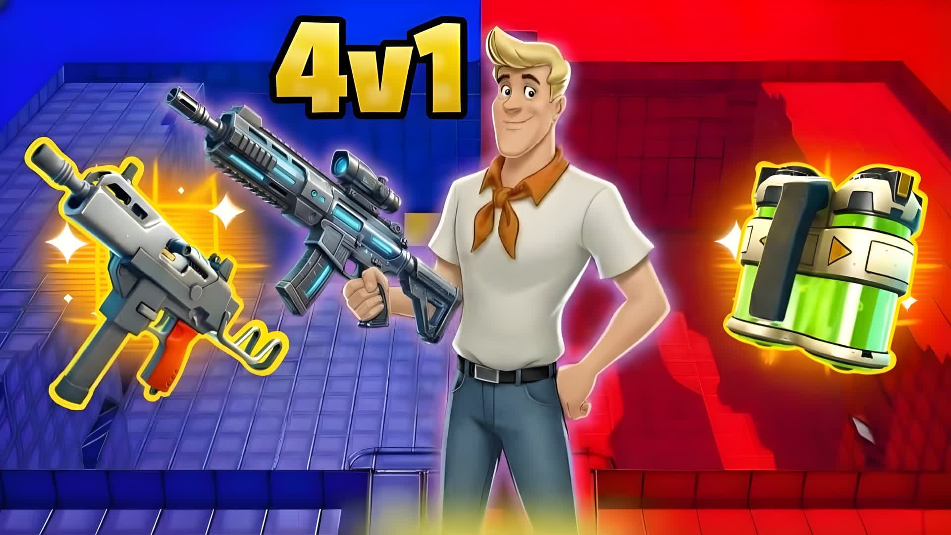 RED VS BLUE 4V1 [2]