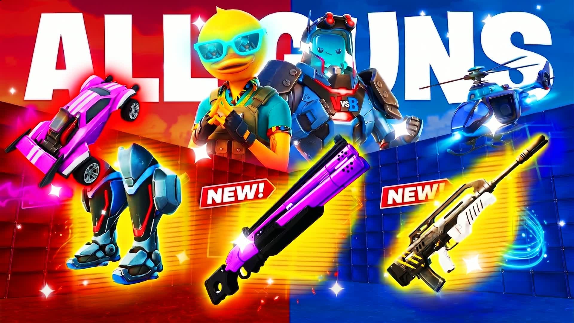 RVB 1V1 ALL GUNS & VEHICLES🔴🔵