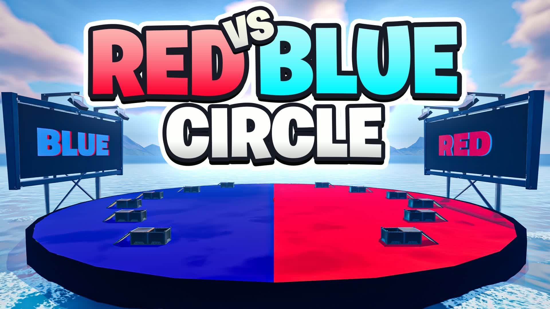 CIRCLE RED VS BLUE 🔴🔵