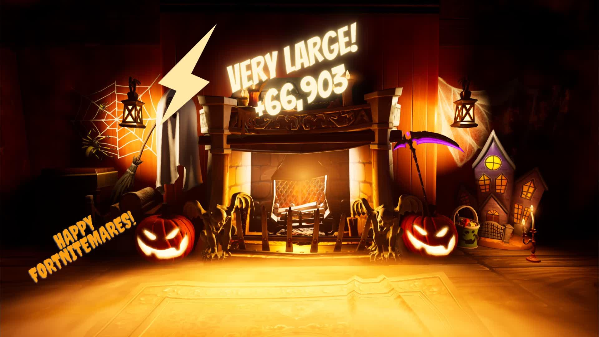 🎃🔥FORTNITEMARES FIREPLACE!🔥🎃