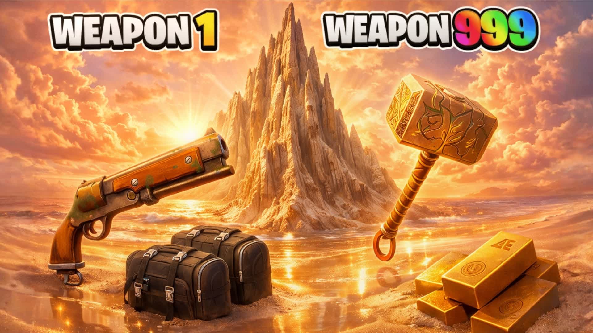 😎 GUN GAME 🔫 AMAZING ONE SHOT