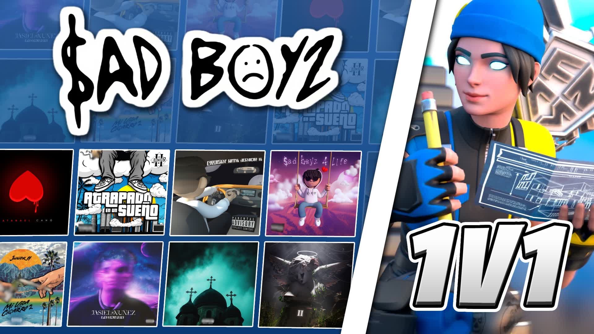 SAD BOYZ/JUNIOR H 1v1 [ÁLBUMES ENTEROS]